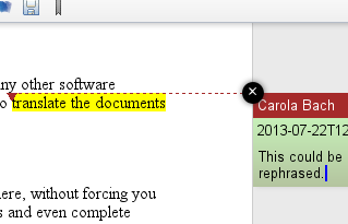 Try annotating documents.